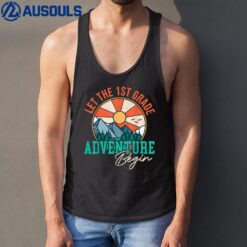 Let's The 1st Grade Adventure Begin Funny Back To School Tank Top