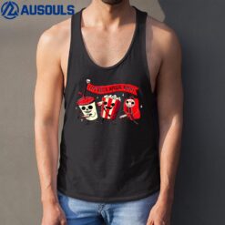 Let's Watch Horror Movies Funny Halloween Costume Hot Dog Tank Top