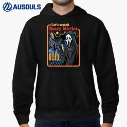 Let's Watch Scary Movie Together Halloween 90s Costume Hoodie