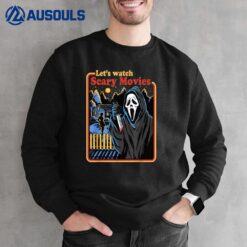 Let's Watch Scary Movie Together Halloween 90s Costume Sweatshirt