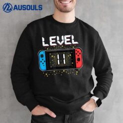 Level 11 Birthday Gaming 11 Year Old Video Games Gift Boys Sweatshirt