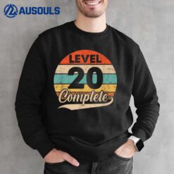 Level 20 Complete - 20th Wedding Anniversary For Him & Her Sweatshirt