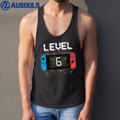 Level 6 Birthday Gaming 6 Year Old Video Games Gift Boys Tank Top