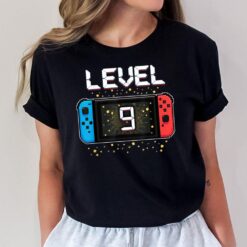 Level 9 Birthday Gaming 9 Year Old Video Games Gift Boys T-Shirt