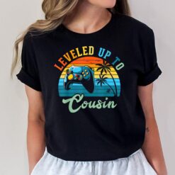 Leveled Up to Cousin Birth Announcement Gift T-Shirt