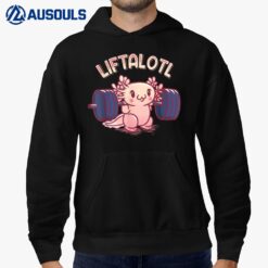 Liftalotl Lifting Axolotl Weightlifting Gym Workout Girl Boy Hoodie