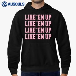 Line 'Em Up Horseback Cute Country Concert Outfits for Women Hoodie