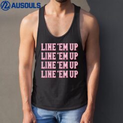 Line 'Em Up Horseback Cute Country Concert Outfits for Women Tank Top