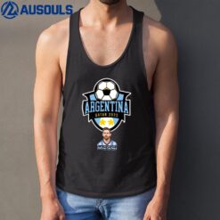Lionel Messi Argentina 2022 World Cup Quatar Tank Top