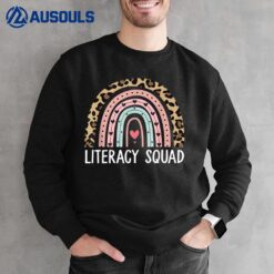 Literacy Squad Coach Reading School Librarian Teacher Sweatshirt