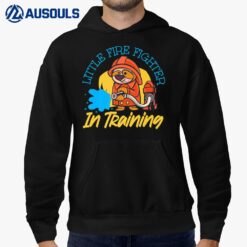 Little Fire Fighter In Training Cute Sloth Hoodie