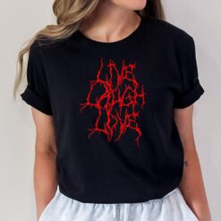 Live Laugh Funny Love Heavy Black Metal Ironic Halloween Art T-Shirt