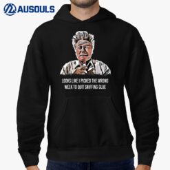 Looks Like I Picked the Wrong Week to Quit Sniffing Glue Hoodie