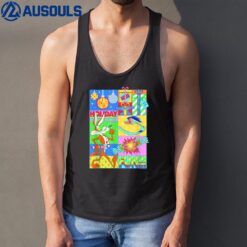 Looney Tunes Christmas Coyote and Road Runner Holiday Fun Tank Top