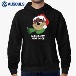 Looney Tunes Taz Naughty Not Nice Christmas Hoodie