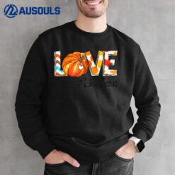 Love Like Jesus Fall For Jesus Pumpkin Thanksgiving Women Sweatshirt