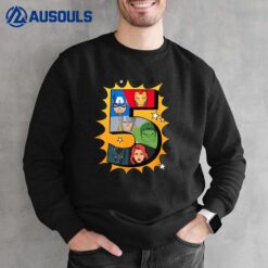 Marvel Avengers Comic Super Heroes 5th Birthday Sweatshirt