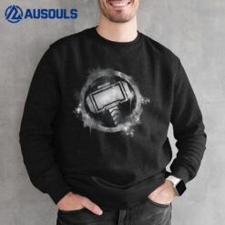 Marvel Avengers Endgame Thor Spray Paint Logo Sweatshirt