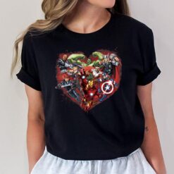 Marvel Avengers He Group Shot Valentine T-Shirt