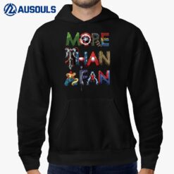Marvel Avengers More Than A Fan Word Stack Hoodie