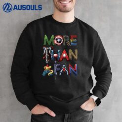 Marvel Avengers More Than A Fan Word Stack Sweatshirt