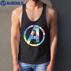 Marvel Avengers Tie Dye A Symbol Tank Top