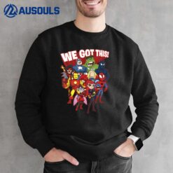 Marvel Avengers We Got This! Retro Coon Portrait Sweatshirt