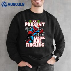 Marvel Spider-Man Present Senses Tingling Christmas Sweatshirt