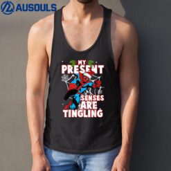 Marvel Spider-Man Present Senses Tingling Christmas Tank Top