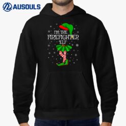 Matching Family Group I'm The Firefighter Elf Christmas Hoodie