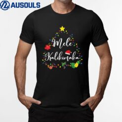 Mele Kalikimaka Hawaiian Hawaii Christmas T-Shirt