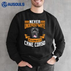 Mens Cane Corso Motif For Men Italian Mastiff Sweatshirt