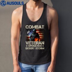 Mens Combat Veteran Operation Desert Storm Soldier Tank Top