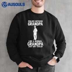 Mens Cop Grandpa Police Officer Sweatshirt