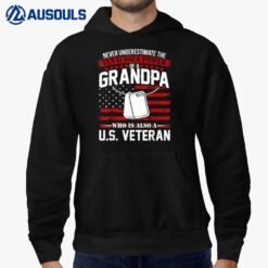 Mens Grandpa  U.S. Proud Veteran For Granfather's Hoodie