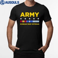 Mens Korean War Veteran  Army T-Shirt