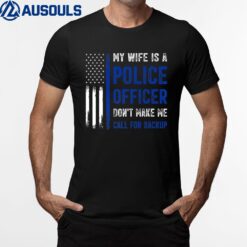Mens My Wife Is A Police Officer Ver 1 T-Shirt