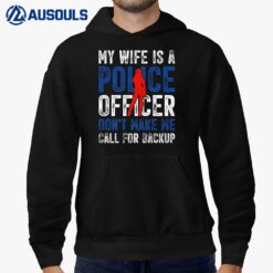Mens My Wife Is A Police Officer Ver 2 Hoodie