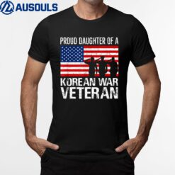 Mens Proud Daughter of a Korean War Veteran Family Matching Vet T-Shirt