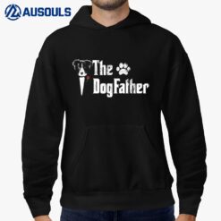 Mens The Dogfather Border Collie Dog Dad T Father's Day Gif Hoodie