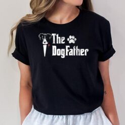 Mens The Dogfather Border Collie Dog Dad T Father's Day Gif T-Shirt