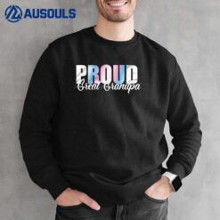 Mens Trans Pride Shirt Proud Great Grandpa LGBT Ally Sweatshirt