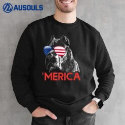 Merica Cane Corso American Flag 4th of July Sweatshirt