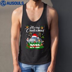 Merry Cruisemas  Family Cruise Christmas Funny Boat Trip Tank Top