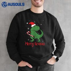 Merry Rexmas Santa Trex Dino Toddler Christmas Sweatshirt