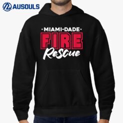 Miami-Dade Florida Fire Rescue Department Firefighter Hoodie