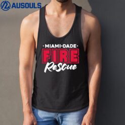 Miami-Dade Florida Fire Rescue Department Firefighter Tank Top