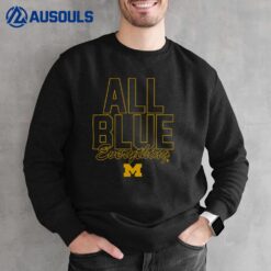 Michigan Football All Blue Everything Sweatshirt