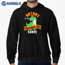 Mimi of the Birthday Boy Dinosaur  Funny Cute Hoodie