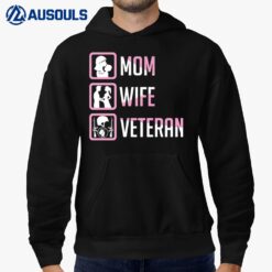 Mom Wife Veteran Hoodie